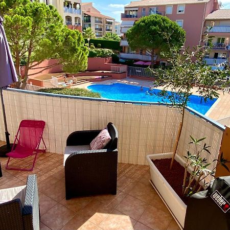 Coeur De Frejus, L'Amphitheatre, Appartement 3 Pieces Climatise, Terrasse, Barbecue, Piscine & Parking Luaran gambar